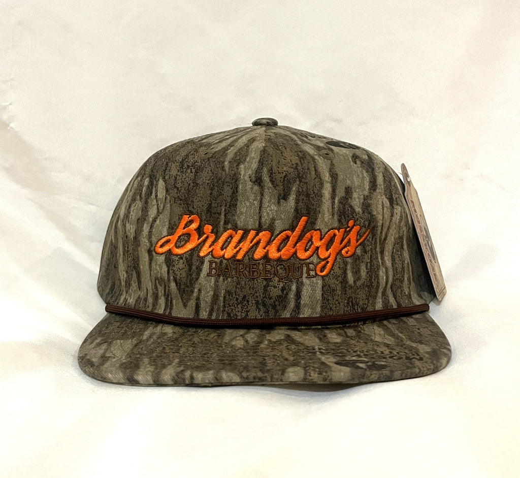 Brandog's BBQ Mossy Oak Rope Cap
