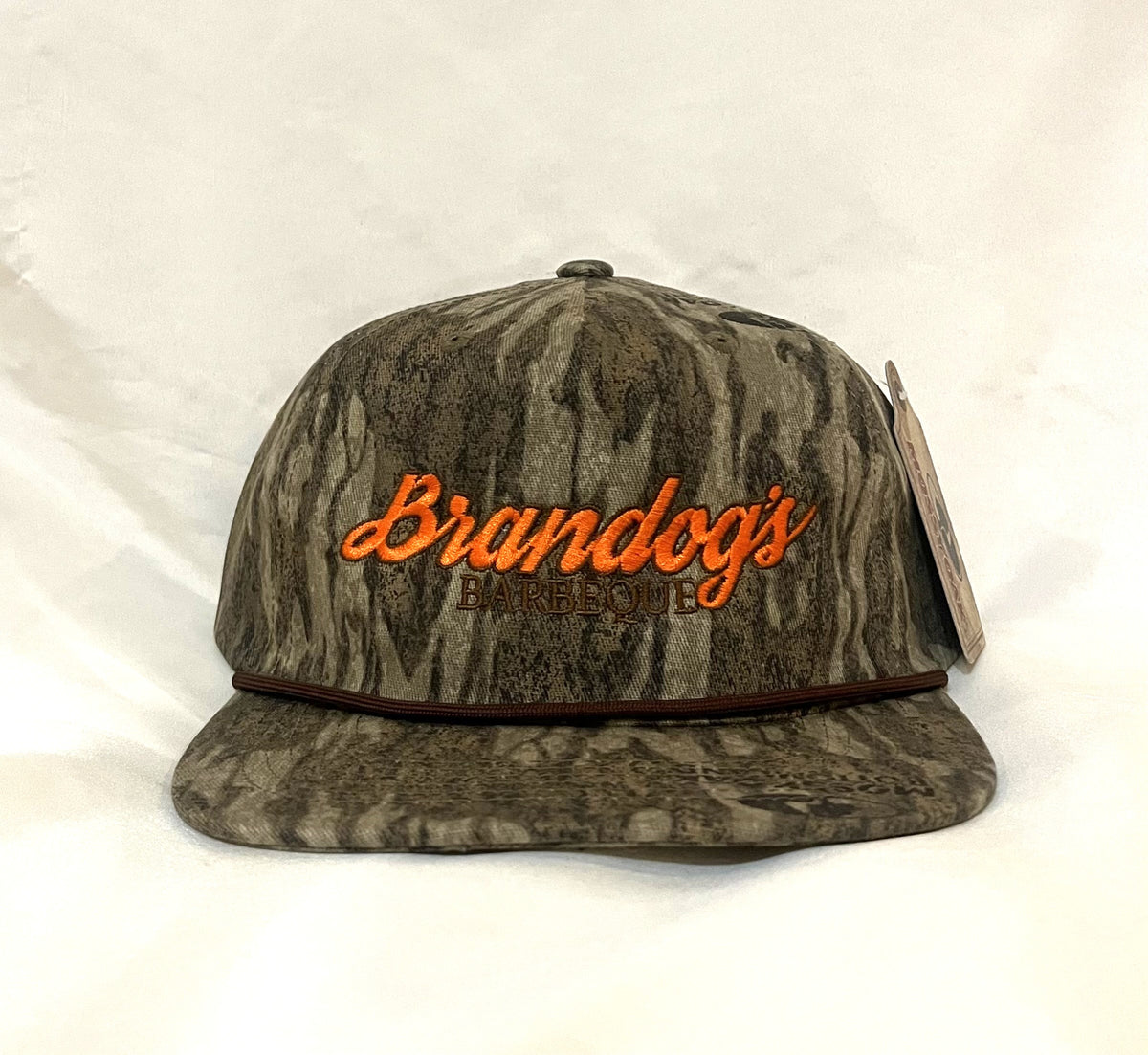Brandog's BBQ Mossy Oak Rope Cap